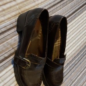 Brown Mudd loafers
